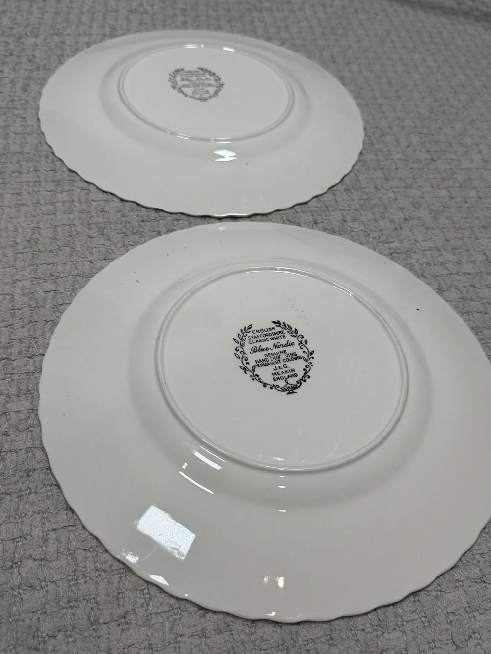 J & G Meakin Blue Nordic Dinner Plate 10